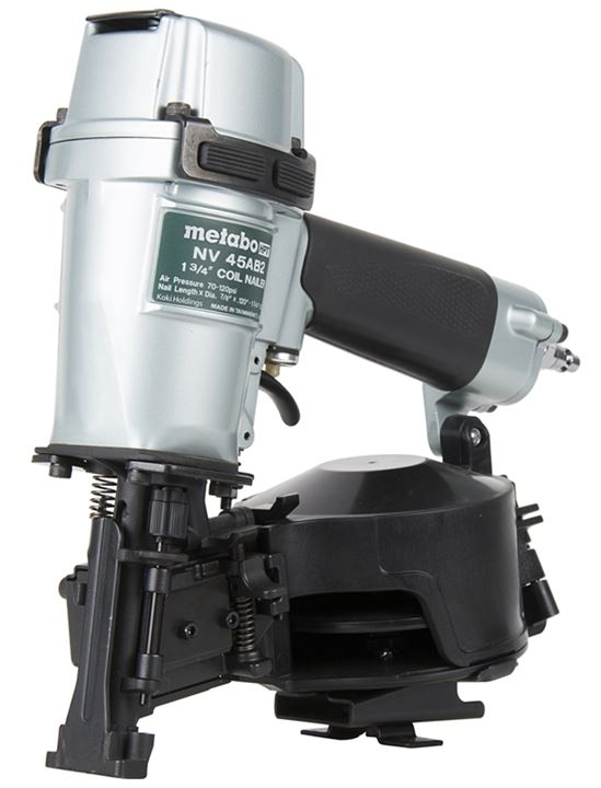 Metabo HPT NV45AB2 Roofing Nailer, 120 Magazine, 16 deg Collation - VORG6350508