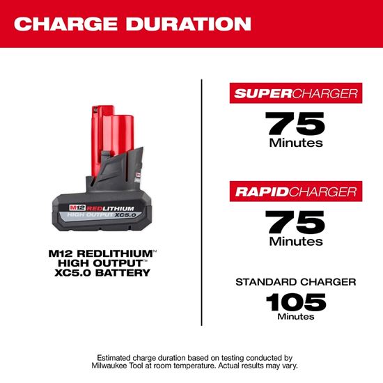 BATTERY HIGH OUTPUT XC5.0 M12 - VORG7476708