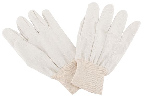 Diamondback GV-5221-3L Clute-Cut Work Gloves, One-Size, Straight Thumb, Knit Wrist Cuff, 70% Cotton 30% Polyester, 8 oz, Pack of 12