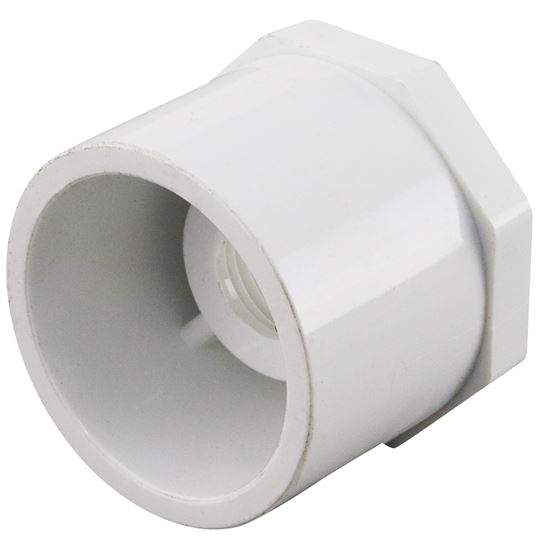 IPEX 435729 Reducing Bushing, 1-1/2 x 1/2 in, Spigot x FPT, White, SCH 40 Schedule, 150 psi Pressure - VORG6910475