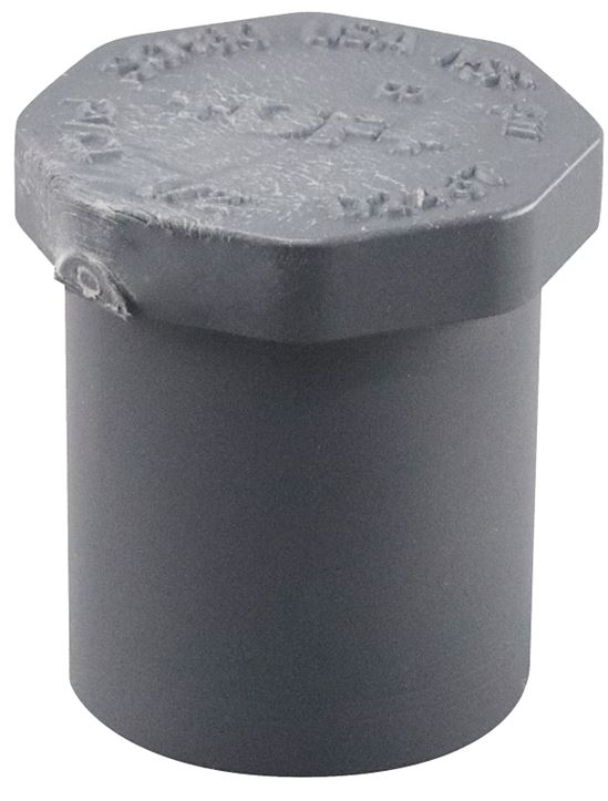 Lasco 849005BC Pipe Plug, 1/2 in, MIP, PVC, SCH 80 Schedule