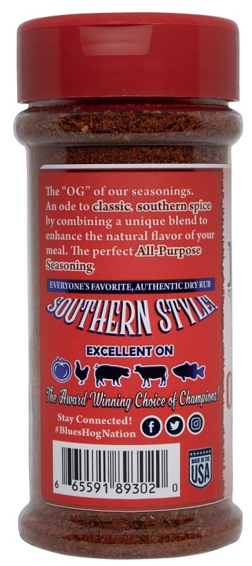 Blues Hog CP90799 Rub Seasoning, Dry, 5.5 oz Bottle - VORG7472285