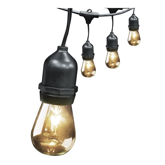 Feit Electric 72041 String Light Set, 130 V, 11 W, 15-Lamp, Incandescent Lamp, 30 ft L - VORG7184989