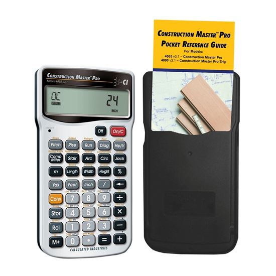 Calculated Industries Construction Master Pro Series 4065 Math Calculator, 11 Display - VORG7014442