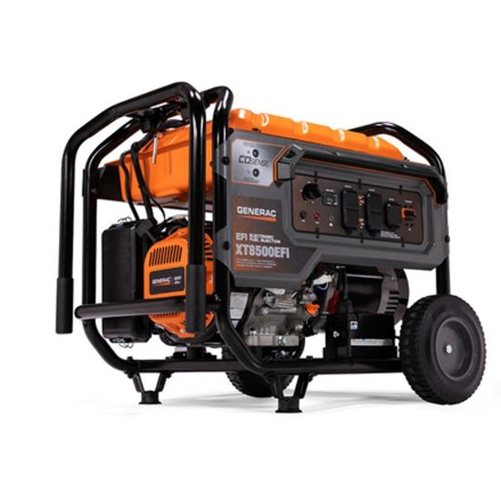 Generac XT Series 7247 Generator, 120/240 VAC, 8500/10,000 W Output, 8 gal Tank, 9 hr Run Time, Electric, Recoil Start - VORG5103775