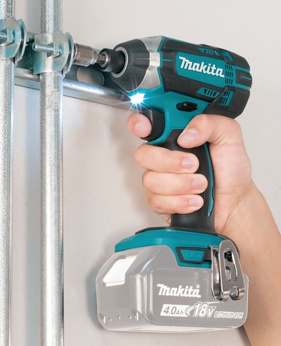 Makita XDT11Z Impact Driver, Tool Only, 18 V, 1/4 in Drive, Hex Drive, 0 to 3500 ipm, 0 to 2900 rpm Speed - VORG5606355