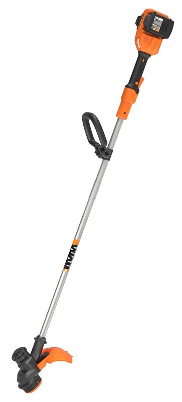 Worx WG183 Cordless String Trimmer, Battery Included, 2 Ah, 40 V, 0.065 in Dia Line, Adjustable, Auxiliary Handle - VORG3562311