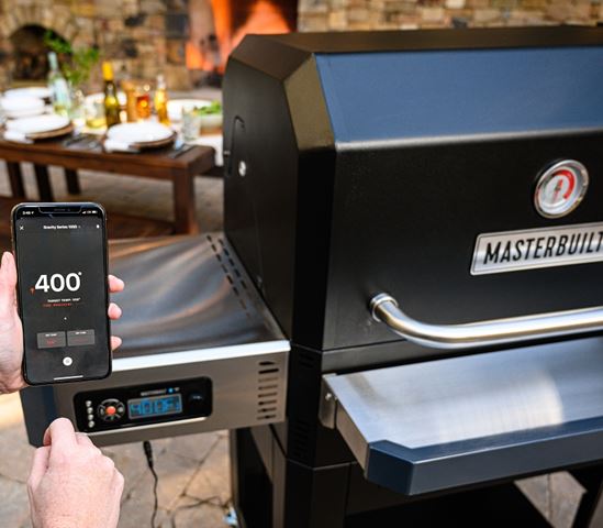 Masterbuilt DigitalFan Gravity MB20041220 Digital Charcoal Grill and Smoker, Charcoal, Iron/Steel, Black - VORG3440518