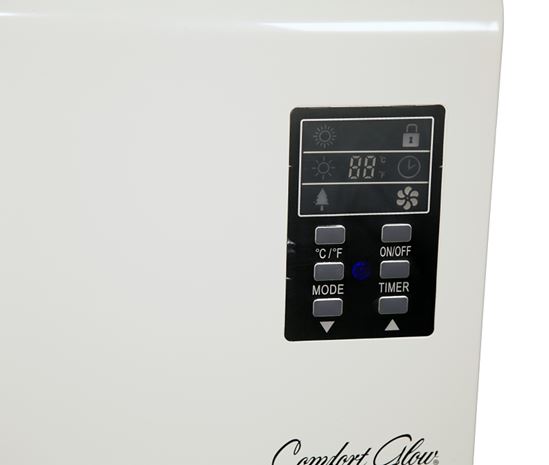 Comfort Glow QWH2100 Comfort Furnace, 15 A, 120 VAC, 1500 W, 5120 Btu, 1000 sq-ft Heating Area, Remote Control - VORG3749900