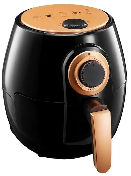 GOTHAM STEEL 2048 Air Fryer, 2.6 qt Capacity, Black - VORG4547287