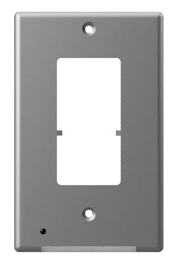 Westek LumiCover LCR-CDDO-N Nightlight Wallplate, 1.2 in L, 4-1/2 in W, Satin Nickel