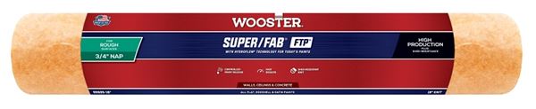 Wooster RR925-18 Roller Cover, 3/4 in Thick Nap, 18 in L, Fabric Cover, Lager