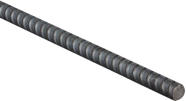 Stanley Hardware 316497 Series N316-497 Weldable Rebar, 1/2 in Dia, 72 in L, Plain Steel