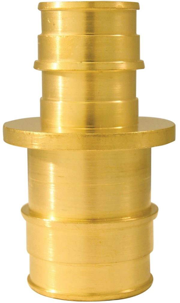 Apollo ExpansionPEX Series EPXC341 Reducing Coupling, 3/4 x 1 in, Barb, Brass, 200 psi Pressure