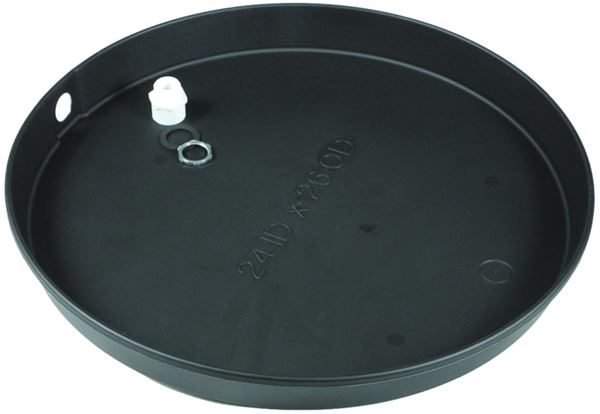 Camco USA 11260 Recyclable Drain Pan, Plastic, For: Electric Water Heaters