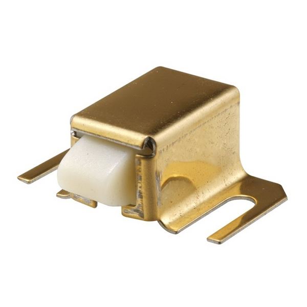 Prime-Line M 6033 Shower Door Catch, Steel, Brass