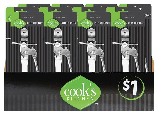 Cook's Kitchen 8212 Can Opener, Stainless Steel, Pack of 6