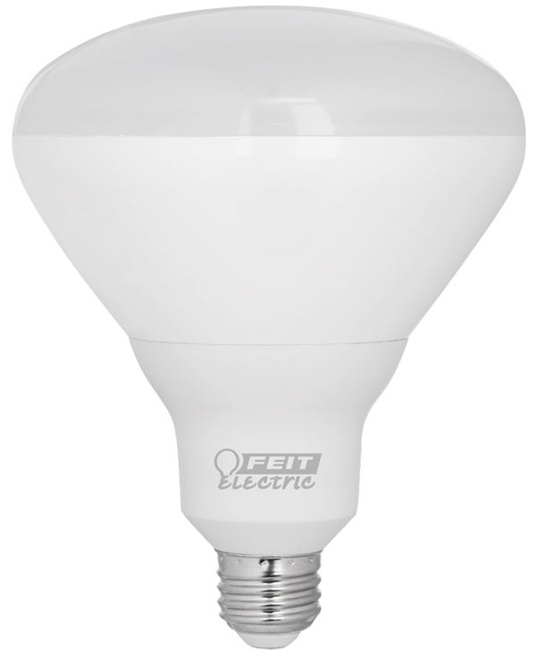 Feit Electric R40/2650/865/LED LED Bulb, Flood/Spotlight, BR40 Lamp, E26 Lamp Base, 6500 K Color Temp, Pack of 4