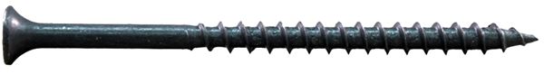 ProFIT 297158/0281158 Deck Screw, #9 Thread, 2-1/2 in L, Coarse Thread, Bugle Head, Combo Drive, Sharp Point, Gray