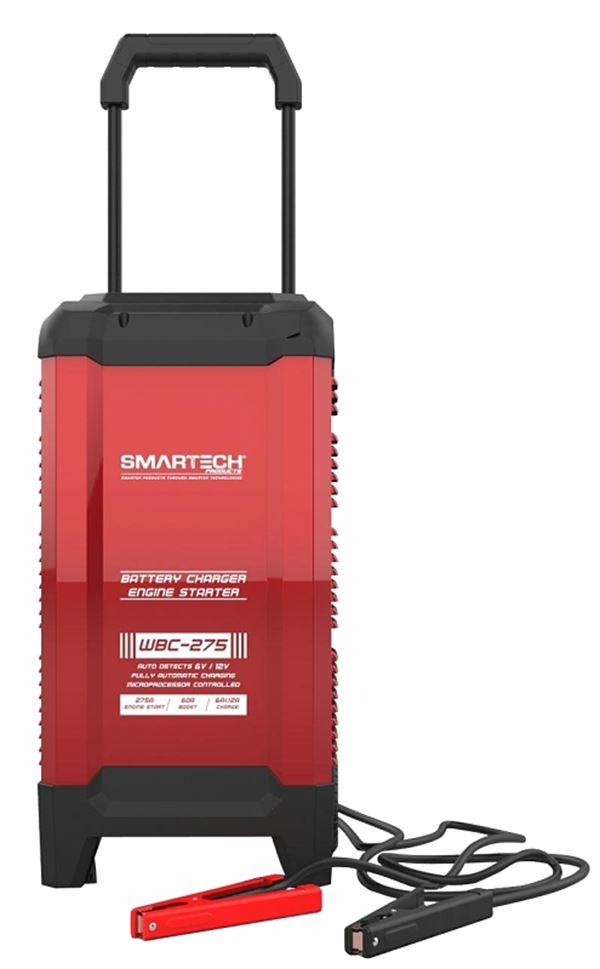 Smartech WBC Series WBC-275 Wheel Automotive Battery Charger, 6, 12 VDC Output, 275 A Engine Start