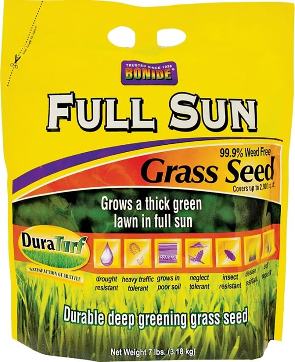 Bonide 60205 Full Sun Grass Seed, 7 lb Bag