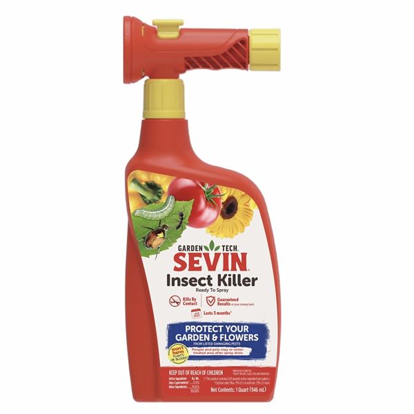 Sevin 100525781 Insect Killer, Liquid, Spray Application, 32 oz