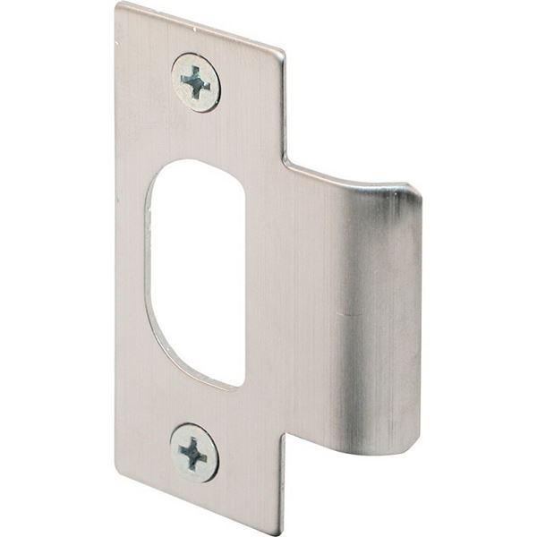 Defender Security E 2299 T-Strike Plate, 2-3/4 in L, 1-1/8 in W, Stainless Steel