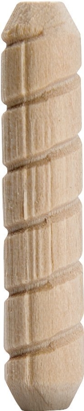 Waddell 775-CS Dowel Pin, 5/16 in Dia, 1-1/2 in L, Hardwood