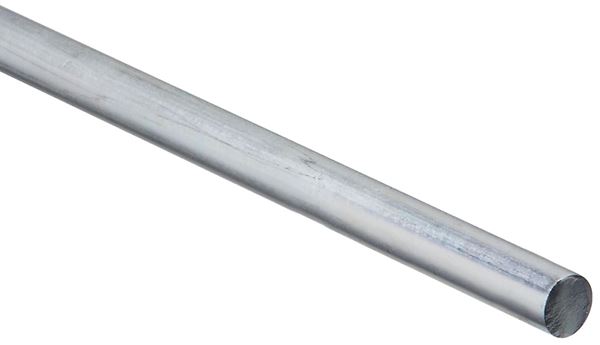 Stanley Hardware 4005BC Series N179-812 Rod, 5/8 in Dia, 36 in L, Steel, Zinc