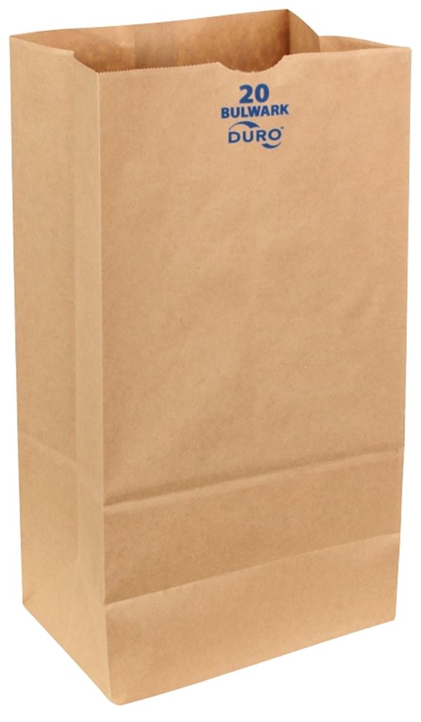 Duro Bag 71020 Heavy-Duty SOS Bag, Virgin Paper, Kraft