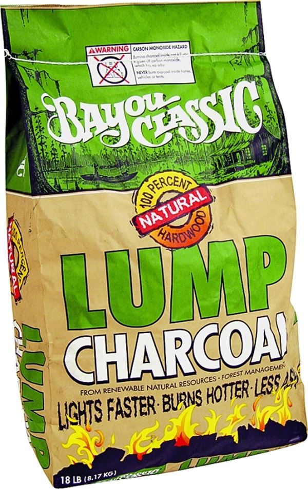 Bayou Classic 500-418 Lump Charcoal, 18 lb Bag