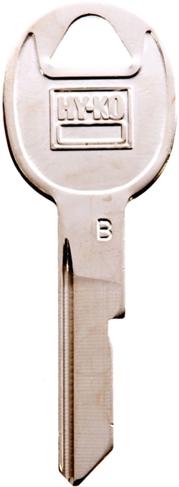 Hy-Ko 11010B49 Key Blank, Brass, Nickel, Pack of 10