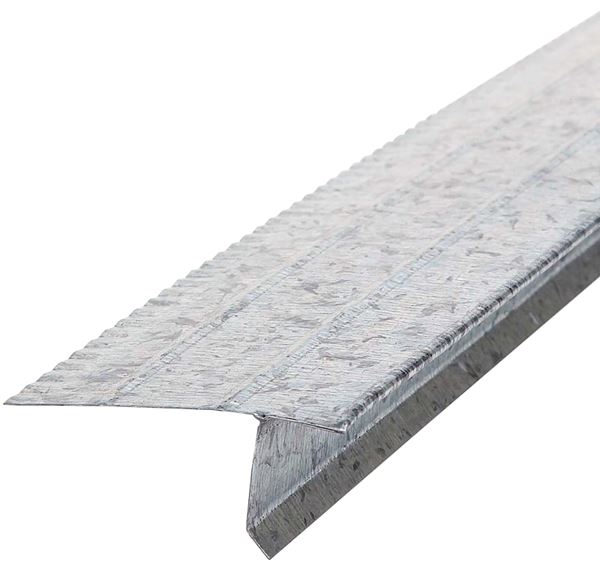 Amerimax 5401400120 Drip Edge Flashing, 10 ft L, F4 Profile, Aluminum, Silver, Pack of 50