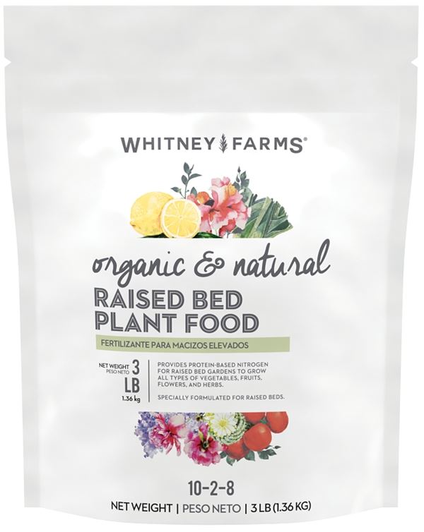 Whitney Farms 3300310 Organic Dry Plant Food, Granular, 3 lb