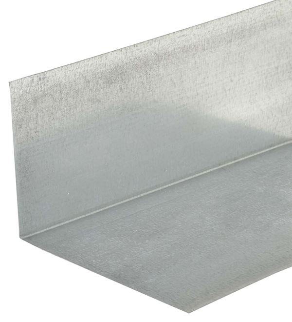 Amerimax AF264060-U Angle Flashing, 10 ft L, 4 in W, 26 ga Gauge, Galvanized, Pack of 20