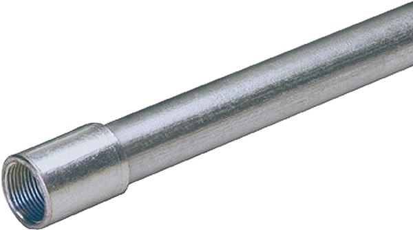 Allied Tube & Conduit 103051 Conduit, 1/2 in, 10 ft L, Steel, Galvanized