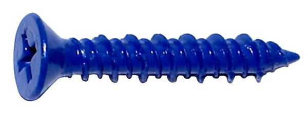 Midwest Fastener 09273 Masonry Screw, 1-1/4 in L, Steel