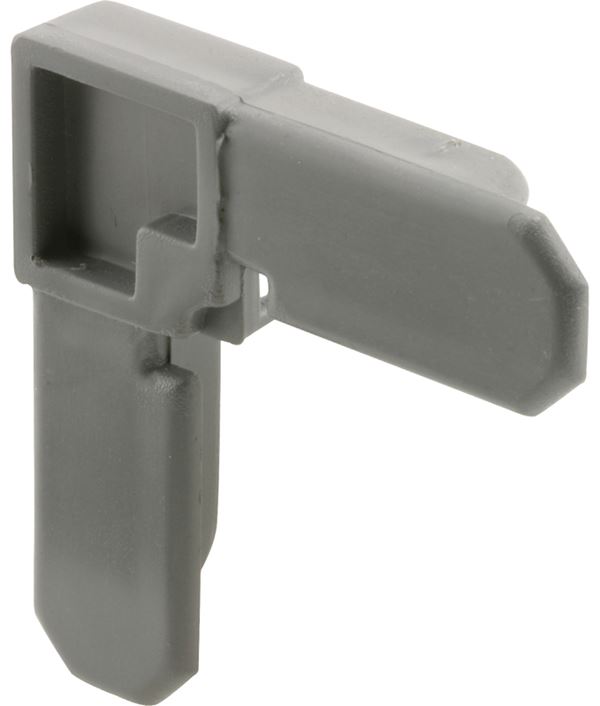 Prime-Line PL 14272 Square Cut Screen Frame Corner, Plastic, Gray, For: PL14059 Screen Frame