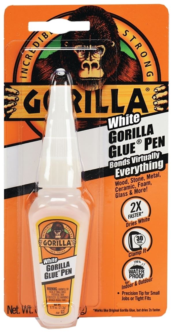 Gorilla 5201103 Glue, Clear Yellow, 0.75 oz Bottle