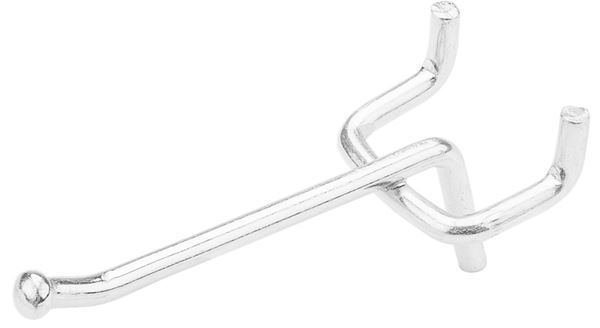 National Hardware N235-011 Hook, 2 in, Steel, Zinc, 1/PK