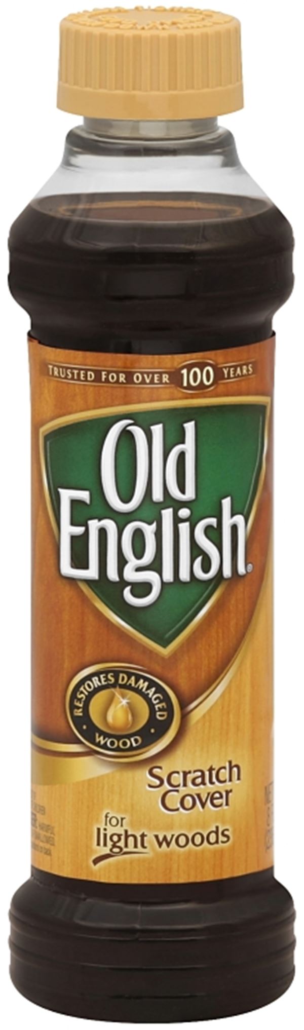 OLD ENGLISH 6233808050 Furniture Polish, 8 oz Bottle, Brown, Liquid, Citrus