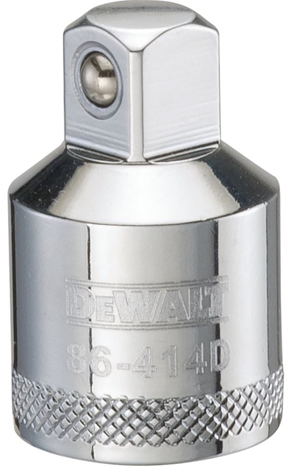 DeWALT DWMT86414OSP Reducing Adapter, 1/2 in Drive, Female Drive, 3/8 in Output Drive, Male Output Drive, 1-11/32 in L