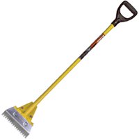 Qualcraft 2570 Shingle Remover, Carbon Steel Blade, Steel Head, D-Shaped Handle, Vinyl Handle