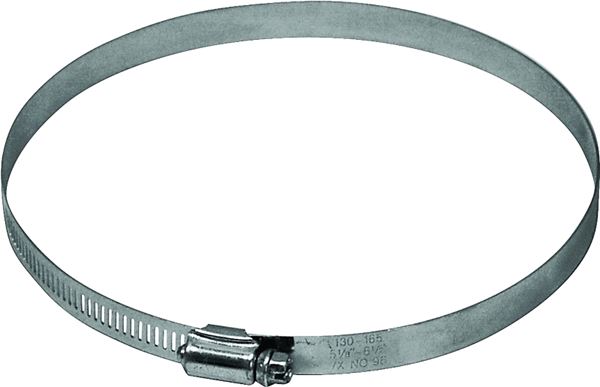 Lambro 3801 Worm Gear Clamp, 5 in Duct, Aluminum