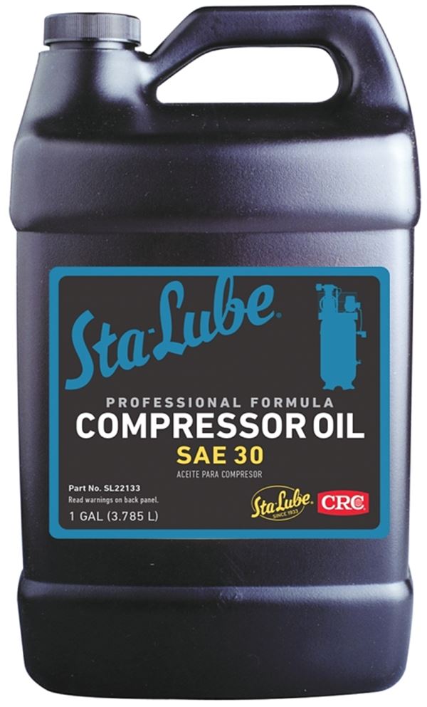 Sta-Lube SL22133 Compressor Oil, 30W, 1 gal Bottle