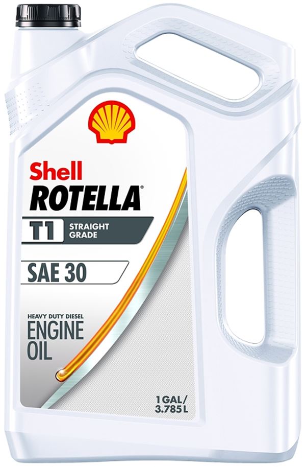 Shell Rotella 550045380 Engine Oil, 30, 1 gal, Pack of 3