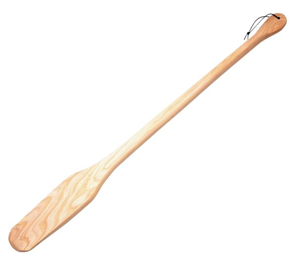 Bayou Classic 1001 Cajun Stir Paddle, 3 in W Blade, 35 in OAL, Wood Blade