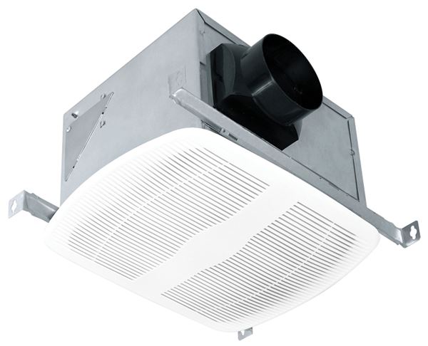 Air King AK90 Exhaust Fan, 10-7/8 in L, 9-3/8 in W, 0.3 A, 120 V, 1-Speed, 90 cfm Air, Metal, White