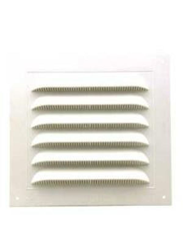 Duraflo 621218 Gable Vent, 20-1/2 in L, 14.813 in W, Polypropylene, White