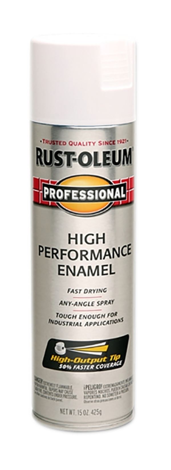 Rust-Oleum 239108 Enamel Spray Paint, Semi-Gloss, White, 15 oz, Can